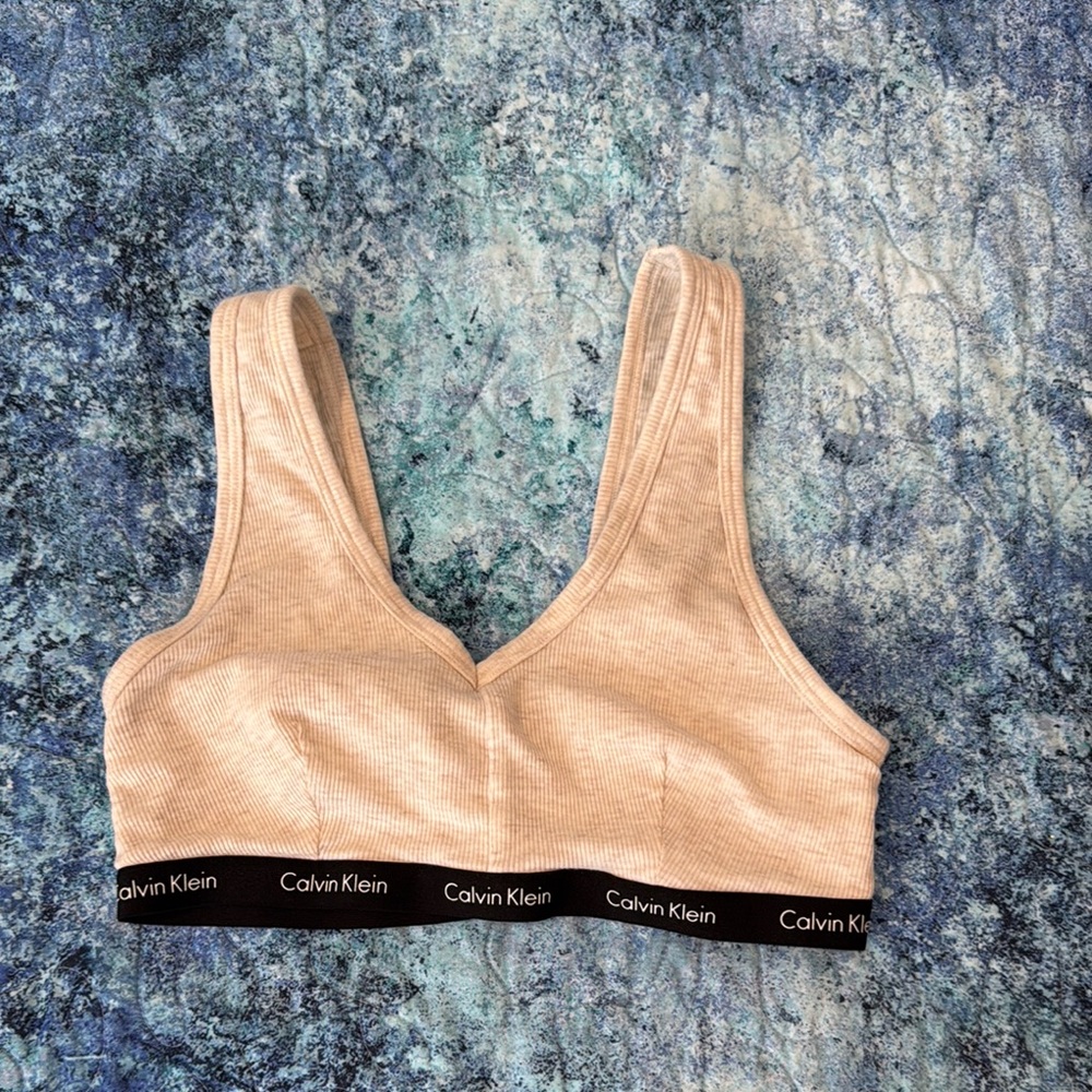 Calvin Klein Women's Beige Bralette